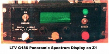 ARDF System 06.4 G-186 Spectrum Display on Z1 position, UB-130