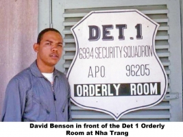 Det 1, 6994th Orderly Room, David L Benson, NT-286-1