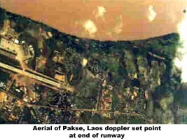 Pakse, Laos from EC-47 Mission Doppler set point